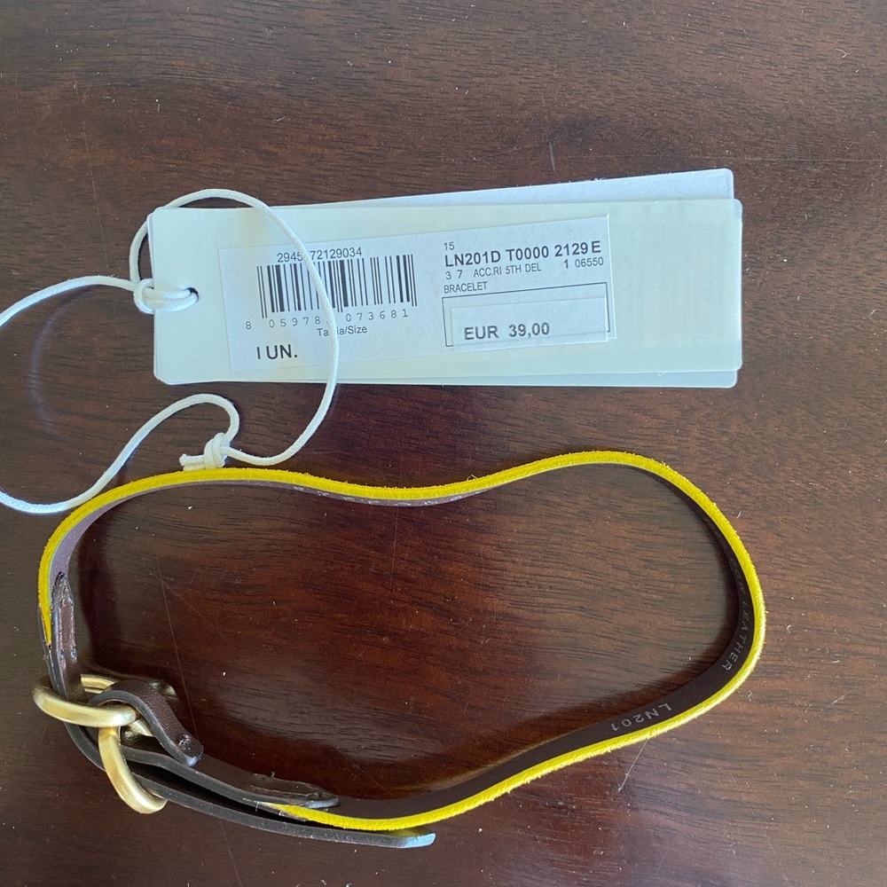 Stefanel Made in Italy Leather bracelet - Picture 5 of 8